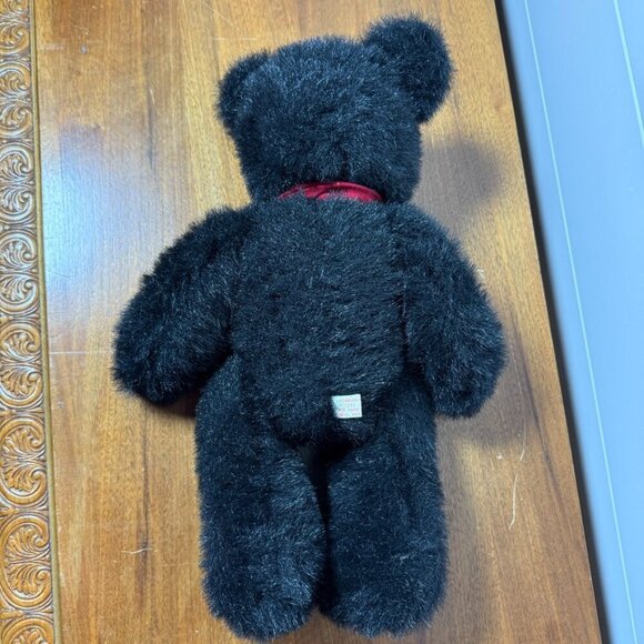 Artist Original Soft Black Fur Fully Jointed 17" Plush Bear by Lorraine Smoker - Picture 4 of 13